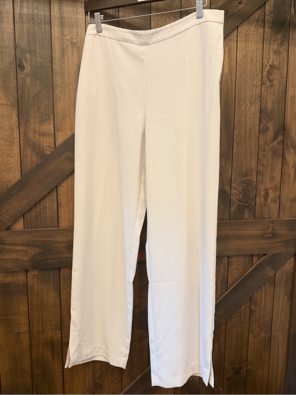 Everlane Cream Boot-Cut Pull-On Pants